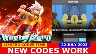 Roblox World Zero Codes (July 2023): Free Crystals and more