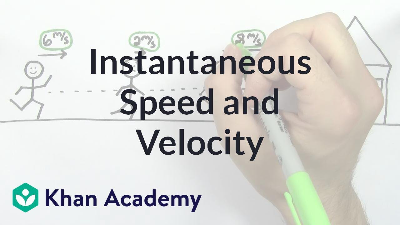 How Do You Find Instantaneous Speed In Class 11?