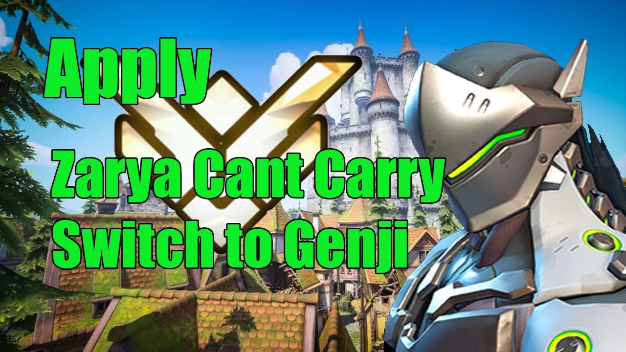 Genji Gameplay - Apply Pro OWl Genji - Overwatch Season 14