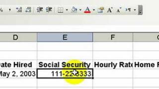 Save Time by Formatting Data Before You Enter It in Excel