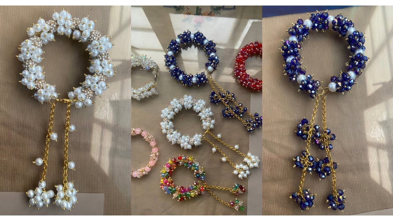 how to make gajra bracelet in three ways |diy gajra bracelet  #gajrabracelettutorial #gajrabracelet 