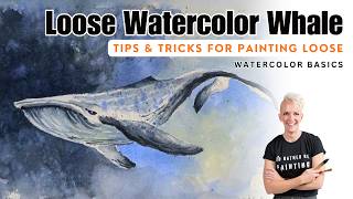 Whale Watercolor Tutorial | Learn to Paint Fast & Loose