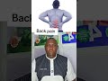 The four main causes of back pain