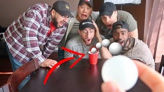 PING PONG TRICK SHOTS TRUTH OR DARE!!