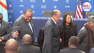 Uhuru Kenyatta Meet President Ruto In WASHINGTON DC, AMERICA.