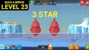 Build A Bridge Level 23 (3 STAR)