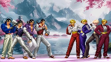 [KOF Mugen] Robert Garcia Team vs King Team