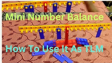 Mini Number Balance| How To Use It In The Classroom As A TLM| Best TLM For Number Counting.