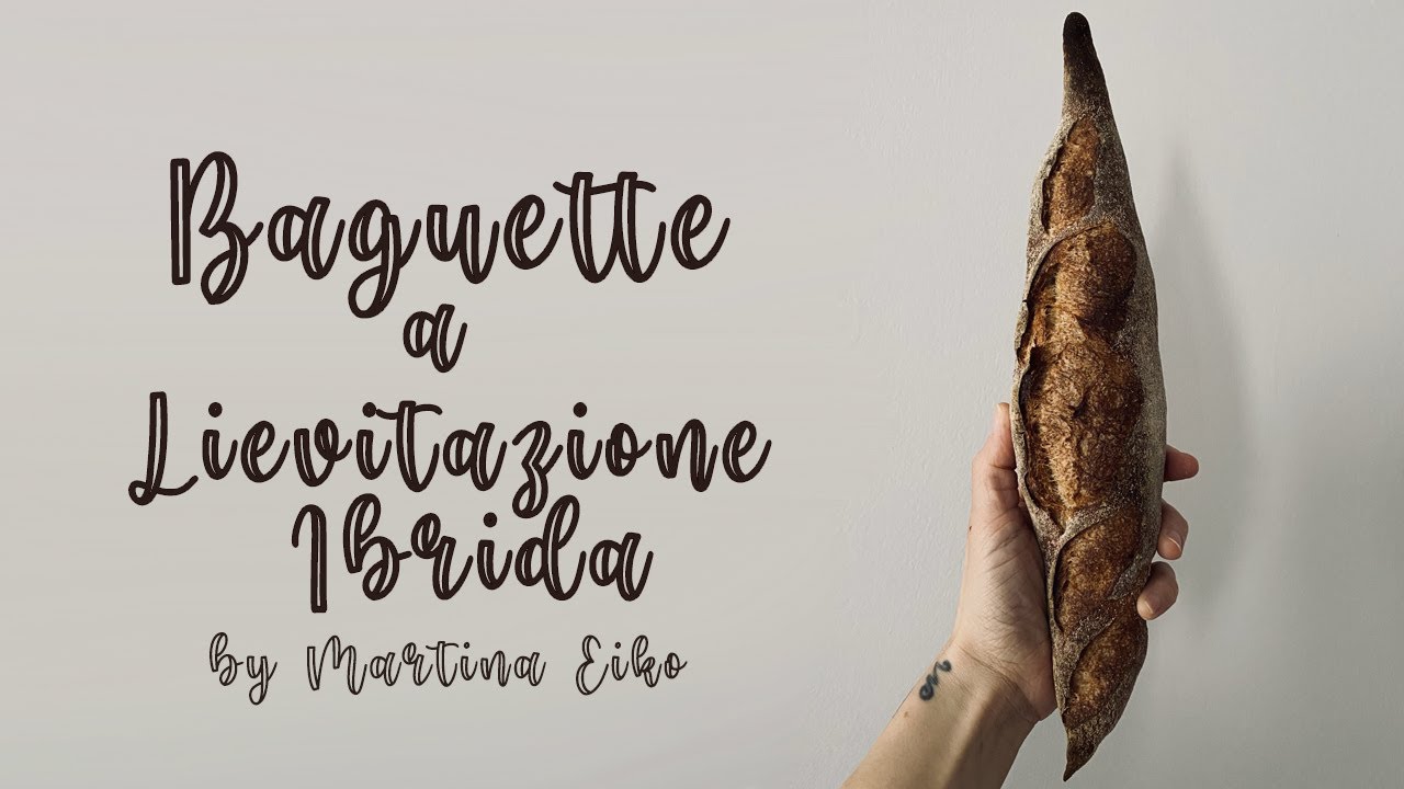 BAGUETTE fatte in casa - lievitazione mista - Homemade Baguette [with subtitles]
