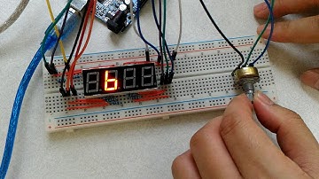 【Arduino電路實驗】四位數的七段顯示器的顯示原理-快速掃描與視覺暫留