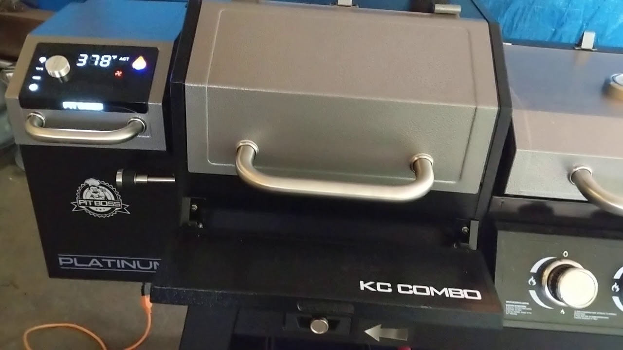  Platinum KC Combo Smoker/Gas Grill YouTube
