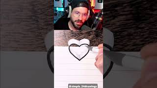 Dessine Un Cœur En 3D Facilement