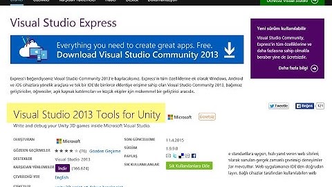 Unity 5.0 Visual Studio 2013 Express