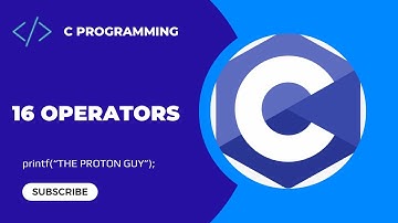 16. Operators | C Programming For Beginners