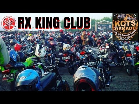  RX  KING  Se Indonesia Kumpul Di Acara KCTS 1 Dekade SKADRON 