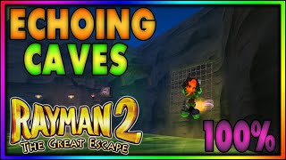 Rayman 2: The Great Escape | The Echoing Caves [13/22] | 100% Walkthrough [21:9 1440p]