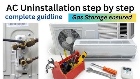 Ac uninstalling proper video gass store#airconditioner #electrical #hvac #diytools #diy #tools #fyp 
