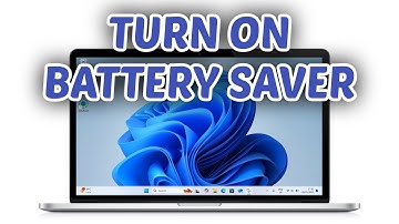 How to Turn ON Battery Saver on Laptop! (2025)