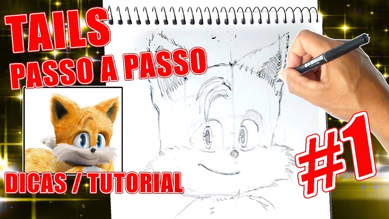 COMO DESENHAR O TAILS PASSO A PASSO #1