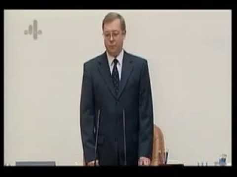 9 августа 1999 года. Премьер-министр России Степашин рассказывает о своей отставке