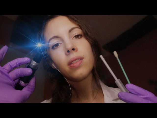 ASMR Midnight Ear Cleaning Emergency (Fast Relief)