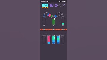 Cups - Water Sort Puzzle Level 54 Gameplay Walkthrough
