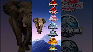 The African bush elephant 🐘 vs every dinosaurs in Jurassic franchise