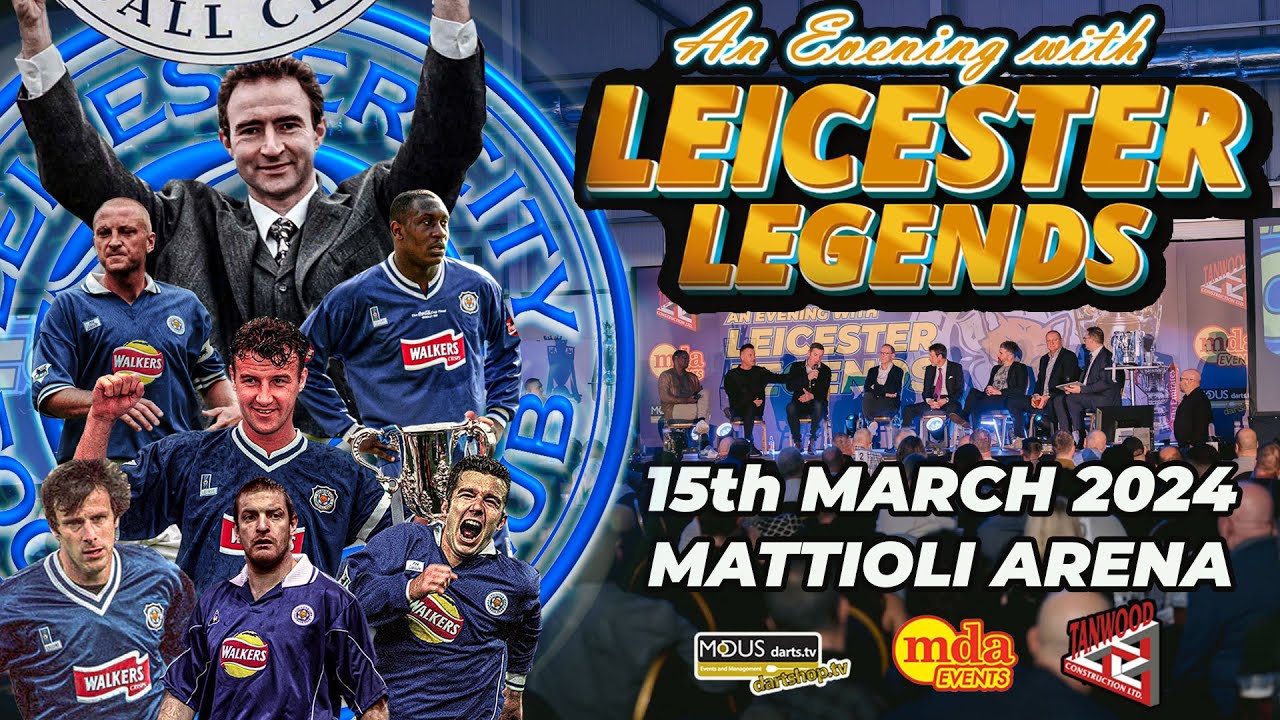 An Evening with the Leicester Legends | 15th March 2024 | Mattioli Arena