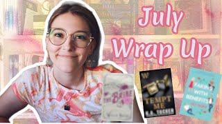 July Wrap Up 17 Books // contemporary, paranormal, sci fi and historical romances