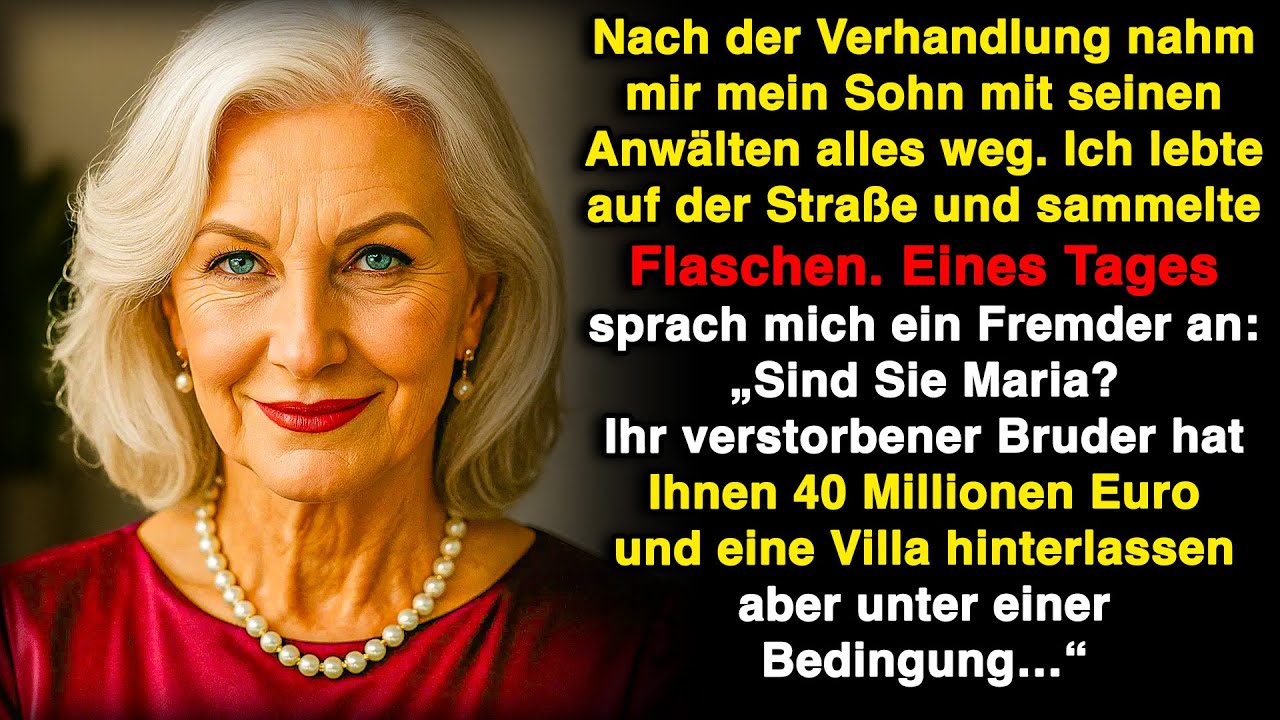 Nach der Verhandlung hatte ich nichts mehr. Ein Mann fragte: Sind Sie die Erbin von 40 Million Euro?