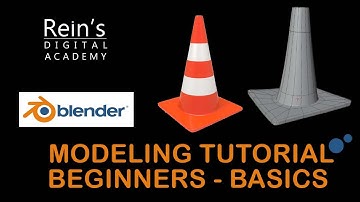 Parking cone, Traffic Cone Modeling Tutorial for Beginners basics in Blender