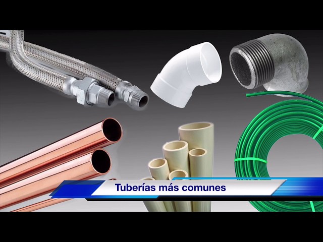 Tipos de tubería para Agua PVC, CPVC, PPR, Cobre usos más comunes