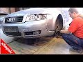 Audi A4 collision repair - Small damage, but a lot of work