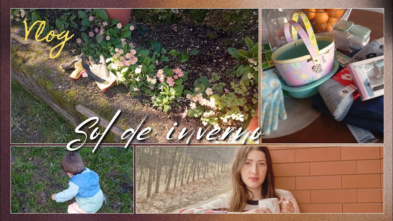 VLOG ⛅ O corpo começa agora a despertar | Rotina, sol de inverno e comprinhas de Páscoa (action...)