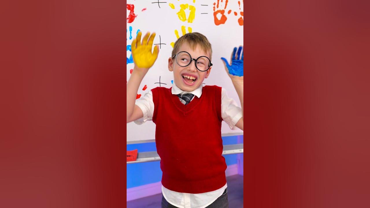 🌈 Splash! COLOR MIX SCHOOL — SO FUN! #shorts #learning