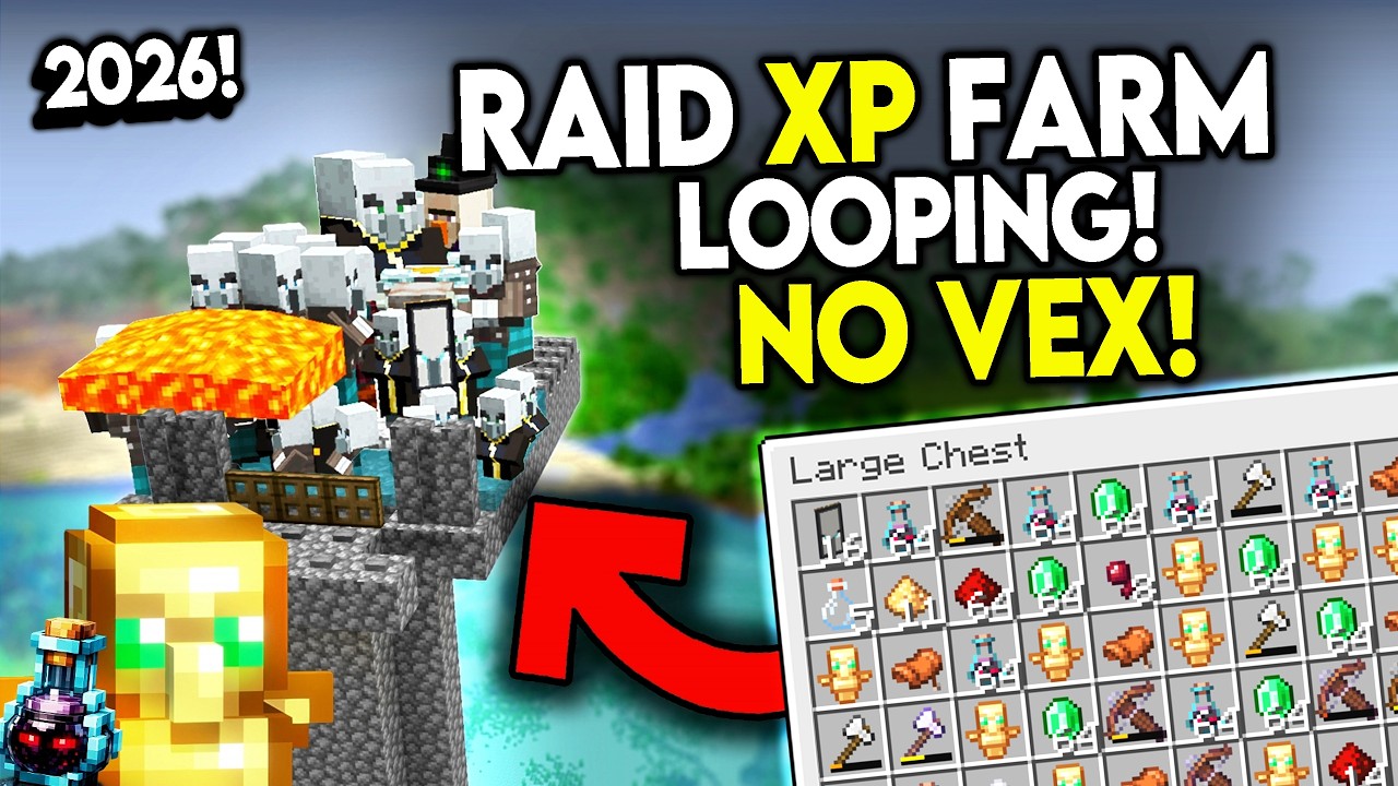 1,530 In 5 Minutes! BEST New RAID Farm in Minecraft 1.21+