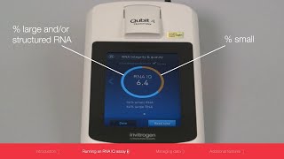 Invitrogen Qubit 4 Fluorometer: RNA Quantitation and Qualification