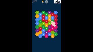 Hexagons: Tap and Clear Numbers