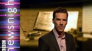 Benedict Cumberbatch reads William Safire's Moon landings letter- Newsnight