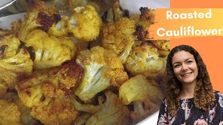 ROASTED CAULIFLOWER with spices and tahini