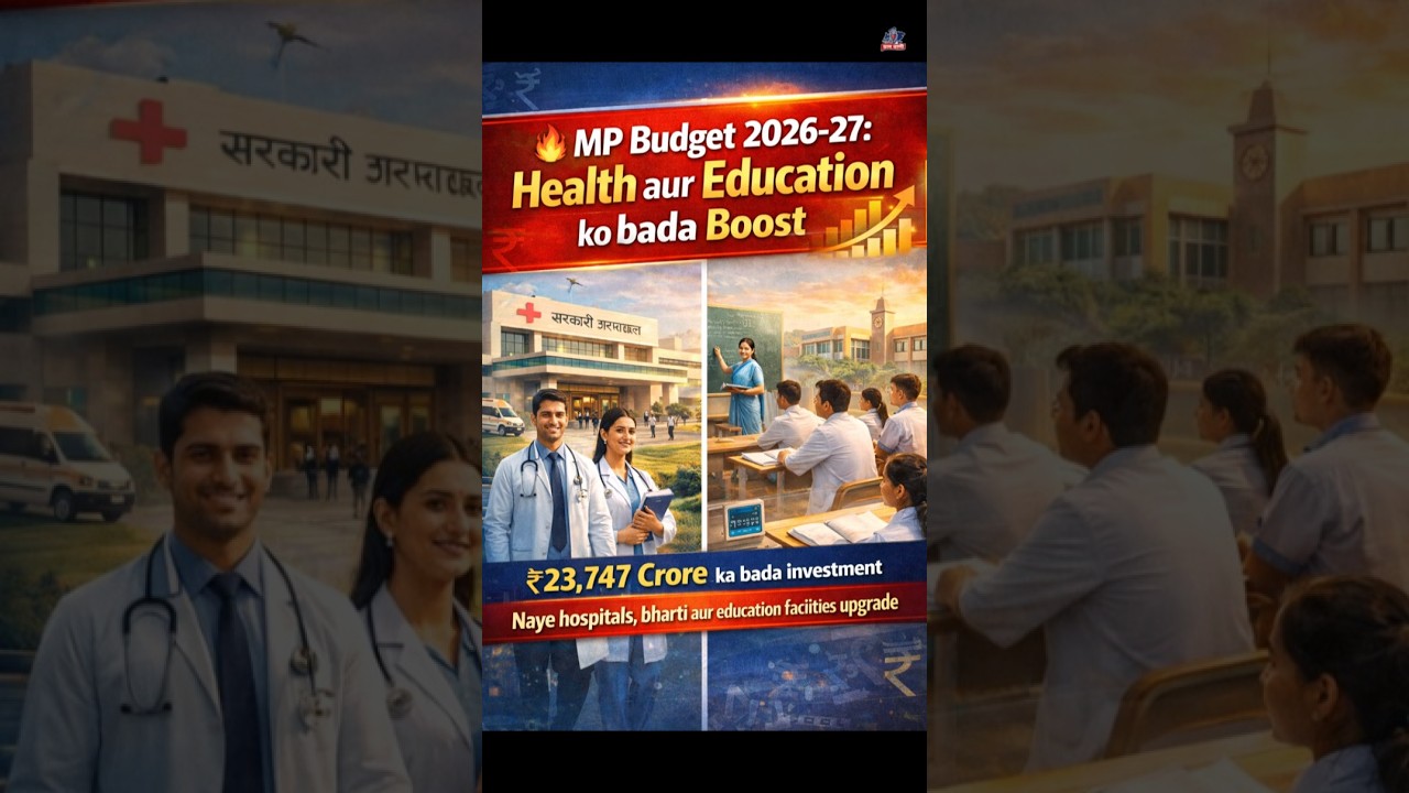 ₹23,747 Crore ka Mega Health Budget 😲 | MP Budget 2026 Full Update