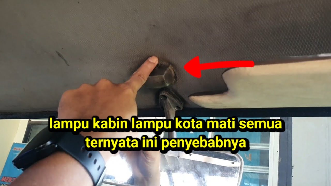 Kelistrikan lampu kabin dan lampu kota semuanya mati pada mobil l300