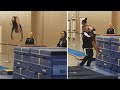 Coach Catches 9-Year-Old Gymnast Just in the Nick of Time