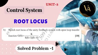 Solved Problem -1 | Root locus | Control System | Vijaya Academy |
