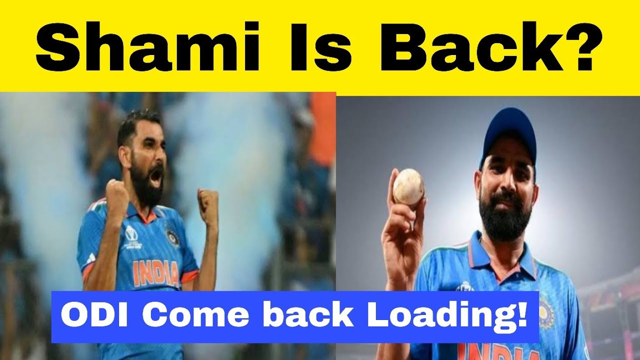 “Mohammed Shami Ready for ODI Return Against New Zealand – Fans Excited”