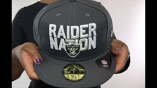 You can buy this at
https://www.hatland.com/hats/raiders-raider-nation-charcoal-white-fitted-new-era-32000/index.cfm
while in-stock: authentic and original 5...