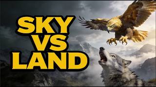 Eagle vs Wolf: Clash of Sky and Land Titans | Animal World