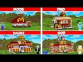 MCDONALDS FAST FOOD REST BUILD CHALLENGE - Minecraft Battle: NOOB vs PRO vs HACKER vs GOD Animation