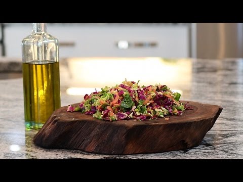 Brussel Sprout Slaw | The Farmer & The Foodie