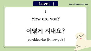 100 Must-know Korean phrases for absolute beginners (formal) - learn korean, korean podcast